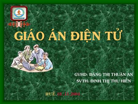 Bài giảng Hóa học 11 - Tiết 2, Bài: Dãy đồng đẳng của axetilen - Đinh Thị Thu Hiền