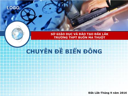 Bài giảng tham khảo Địa lí 12 - Chuyên đề: Biển đông