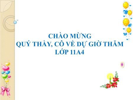 Bài giảng Toán 11 - Bài 3: Hàm số liên tục