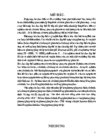 Sáng kiến kinh nghiệm Xác định cấu hình đồng phân hình học bằng phương pháp vật l‎ý