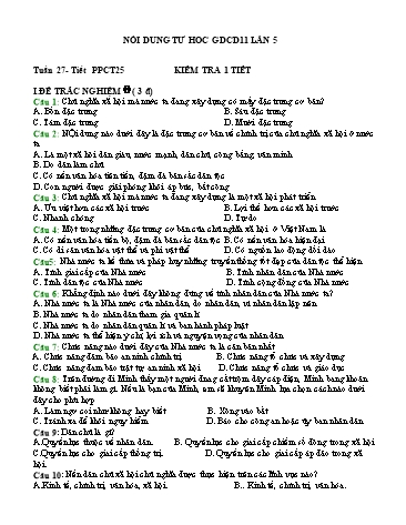 Tài liệu Hướng dẫn tự học môn Giáo dục công dân Lớp 11 (Lần 5)